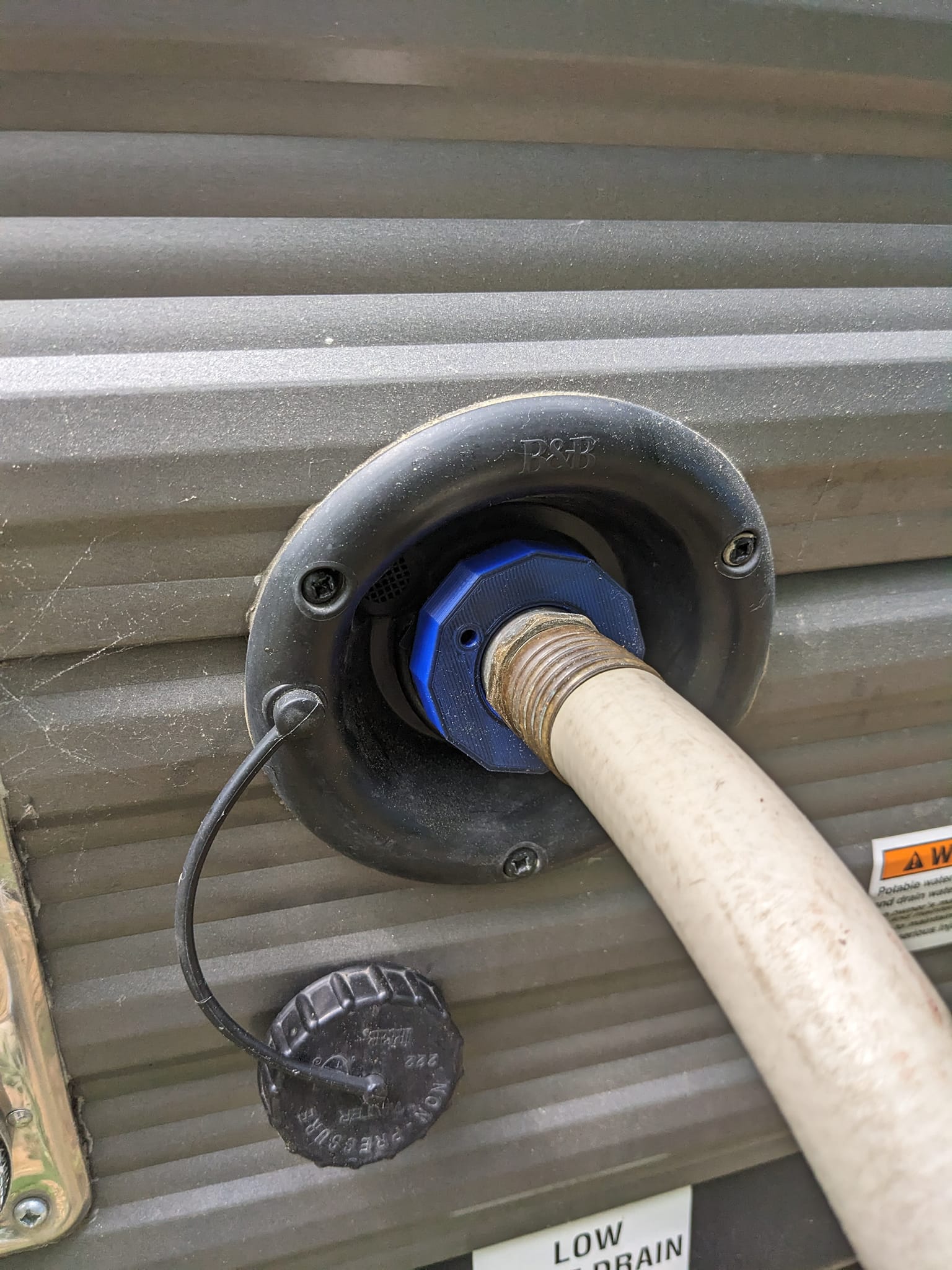 RV Freshwater Fill to Garden Hose Adaptor